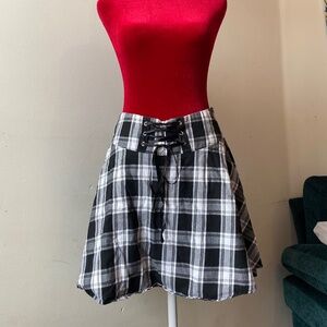 Plaid Mini Skirt